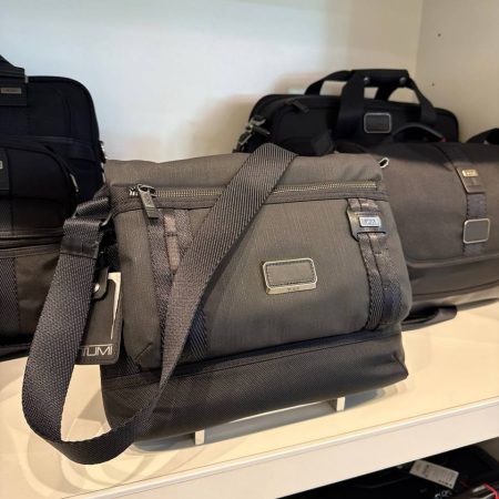 TUMI Medium Expandable Crossbody Black - Ready Stock US
