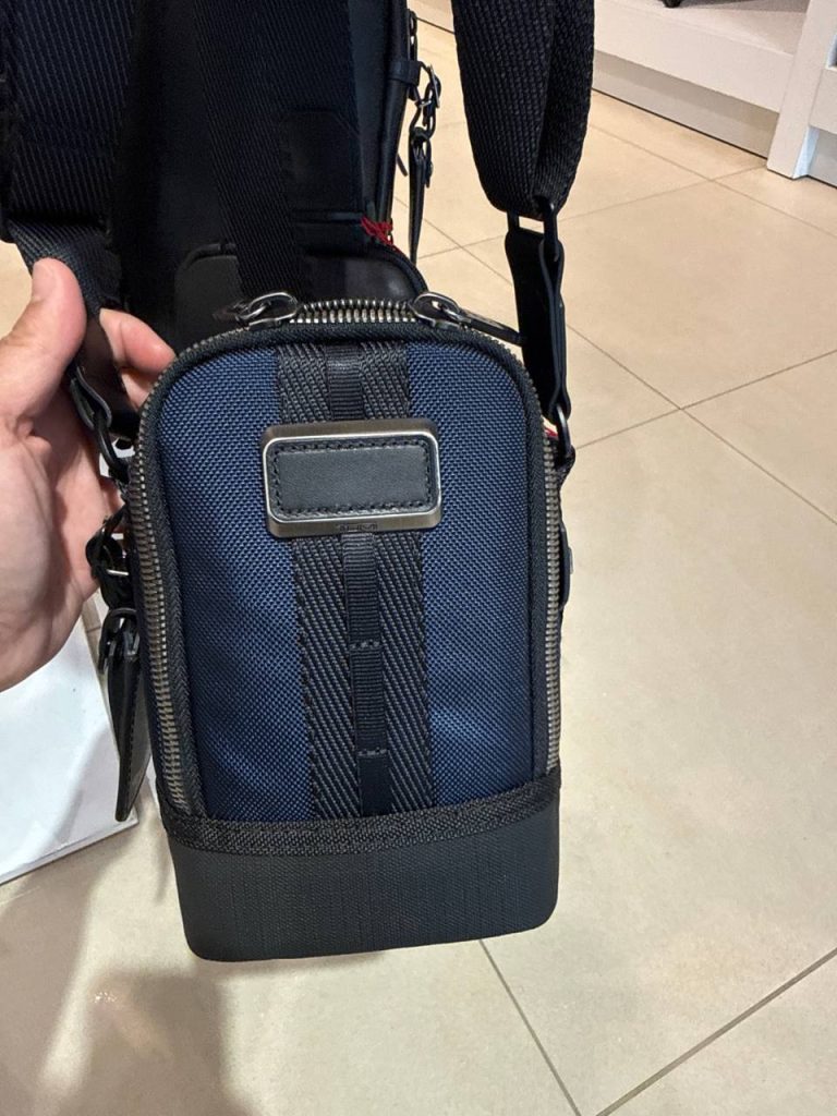 TUMI Small Crossbody Navy - Ready Stock US