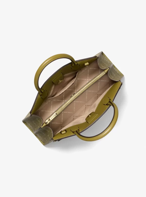 Michael Kors Greta Medium Signature Logo Satchel - Preorder