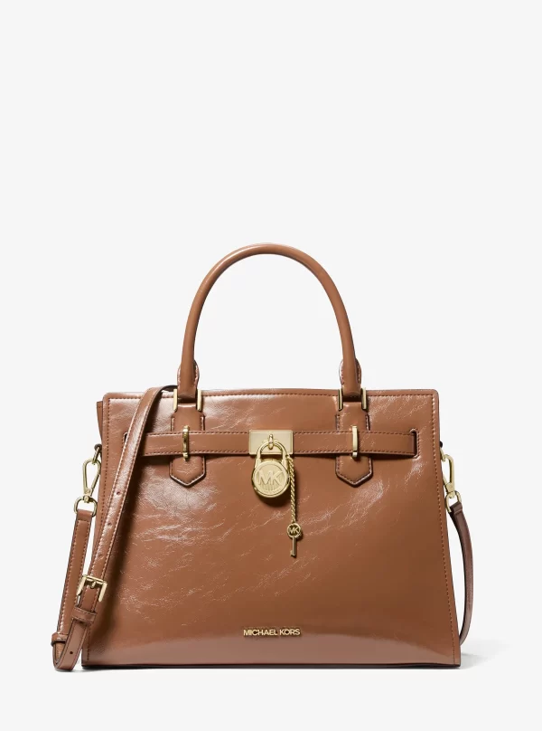 Michael Kors Landon Medium Patent Satchel - Preorder