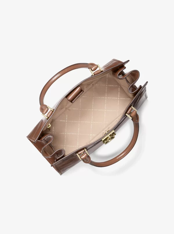 Michael Kors Landon Medium Patent Satchel - Preorder