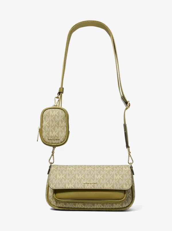 Michael Kors Jet Set Travel Small Signature Logo Crossbody Bag With Pouch - Preorder