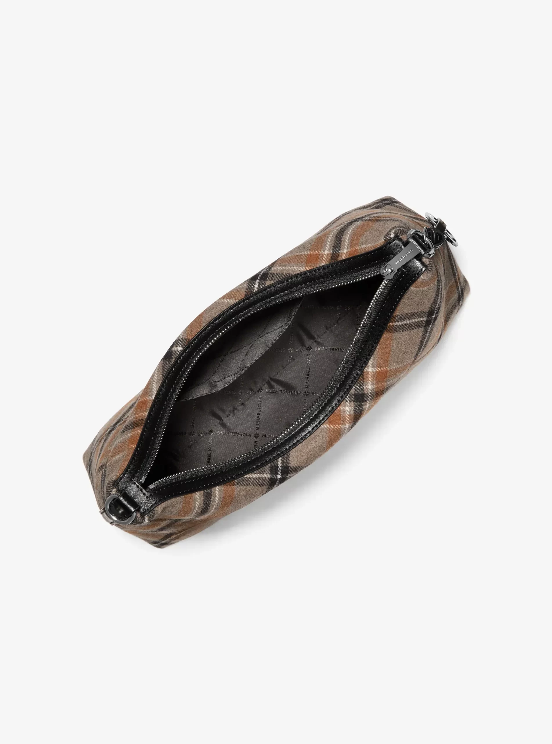 Michael Kors Sammy Medium Plaid Print Wool Blend Convertible Shoulder Bag - Preorder - Image 2