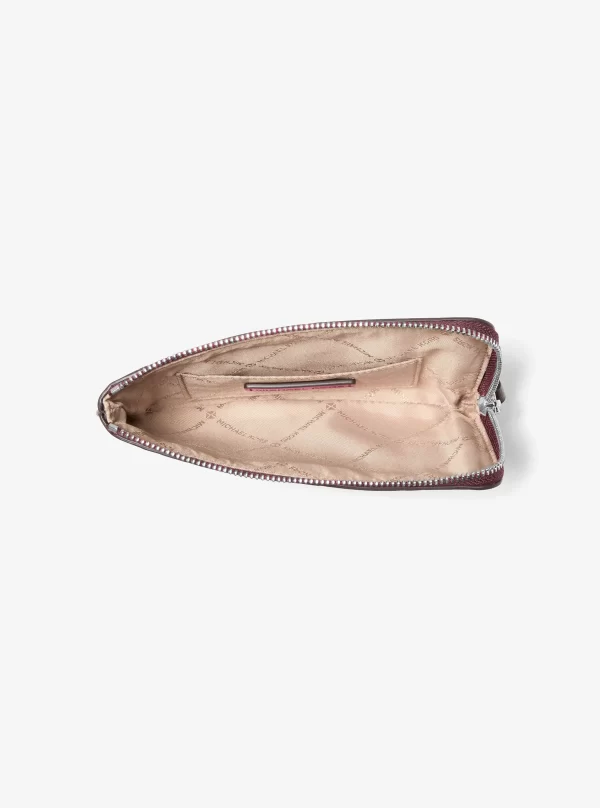 Michael Kors Jet Set Travel Small Burnished Logo Embossed Wristlet - Preorder