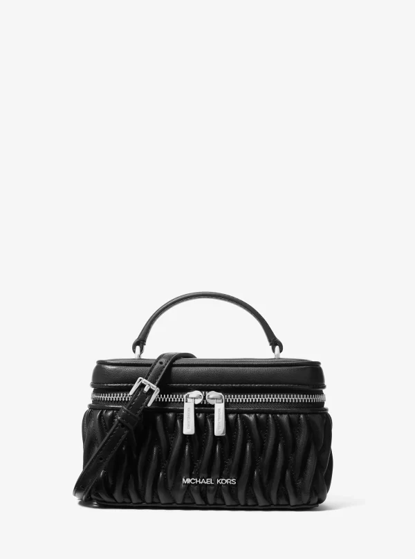 Michael Kors Vivi Small Matelassé Burnished Vanity Crossbody Bag - Preorder