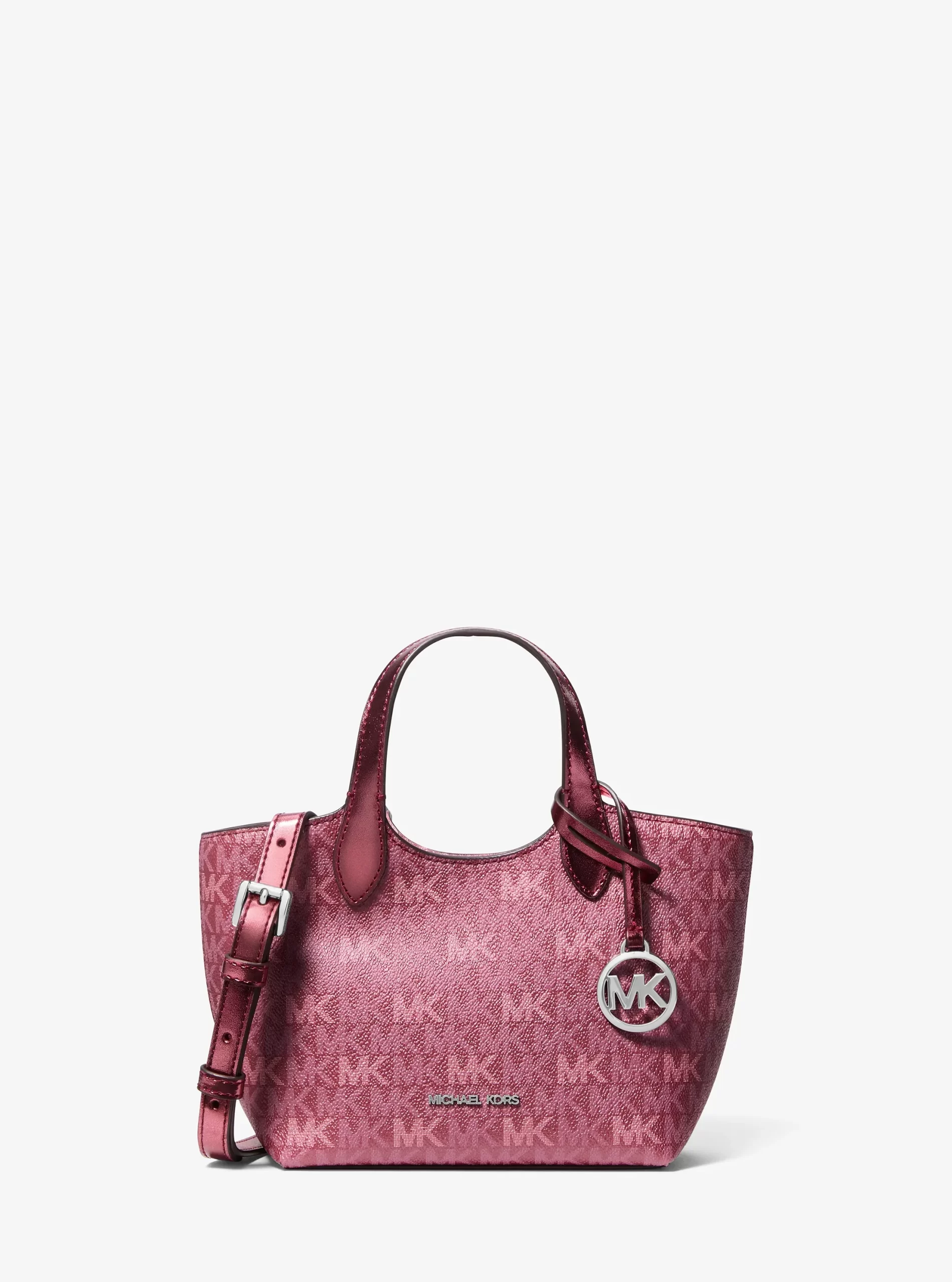 Michael Kors Maya Extra-Small Metallic Signature Logo Crossbody Bag - Preorder