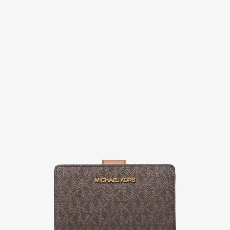 Michael Kors Medium Signature Logo Wallet Vanilla - Preorder