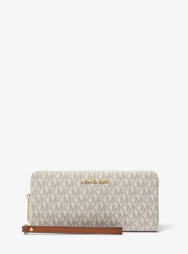 Michael Kors Jet Set Travel Large Logo Continental Wristlet - Preorder