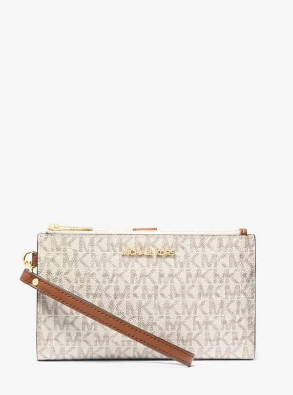 Michael Kors Jet Set Travel Signature Logo Smartphone Wallet - Preorder