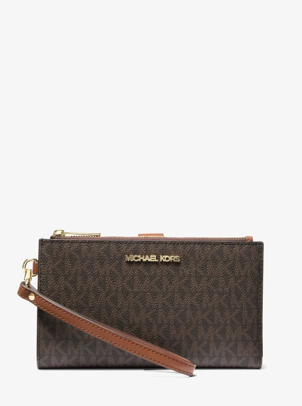 Michael Kors Jet Set Travel Signature Logo Smartphone Wallet - Preorder