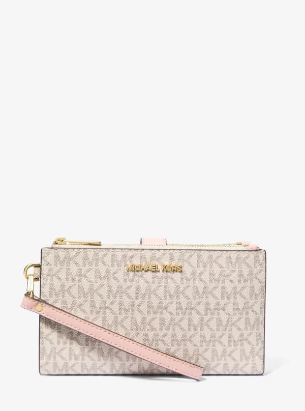Michael Kors Jet Set Travel Signature Logo Smartphone Wallet - Preorder