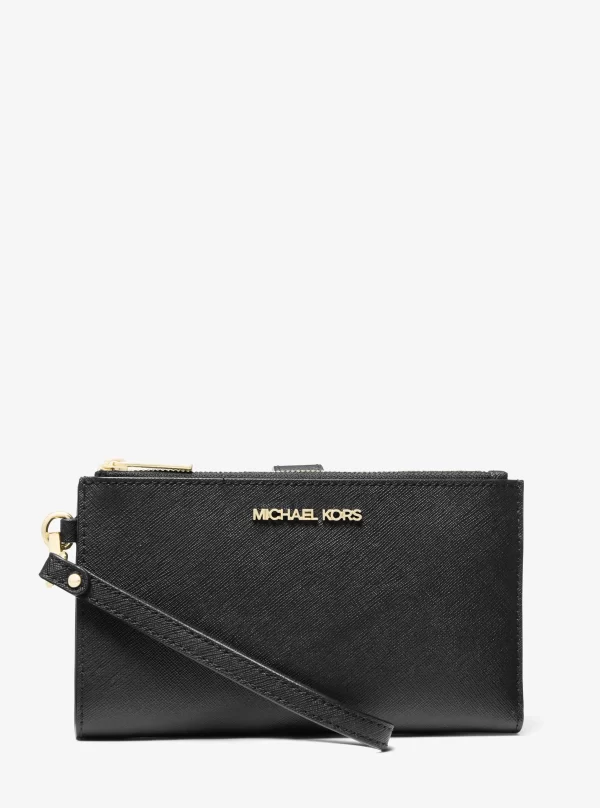Michael Kors Jet Set Large Leather Smartphone Wristlet Wallet - Preorder