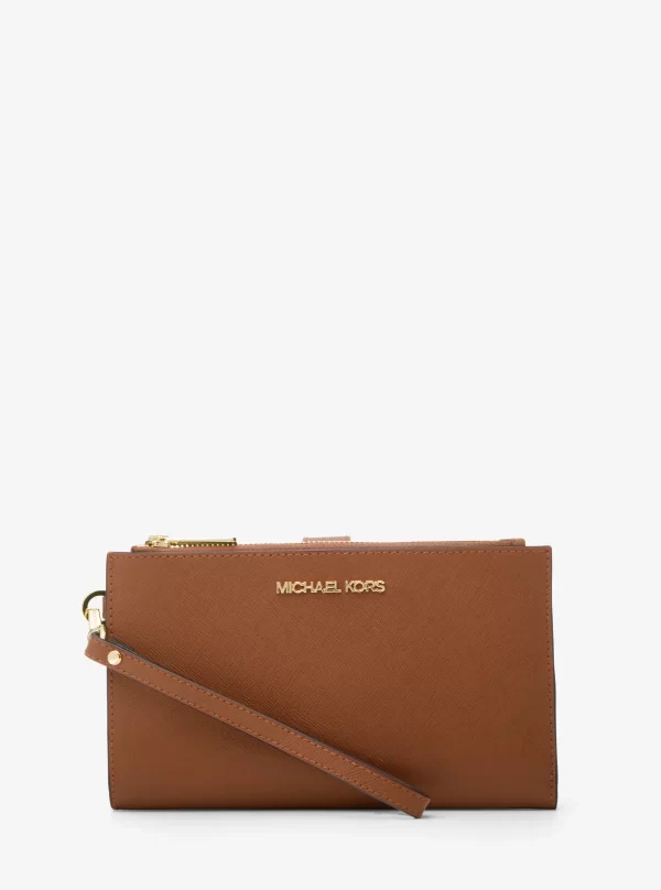 Michael Kors Jet Set Large Leather Smartphone Wristlet Wallet - Preorder