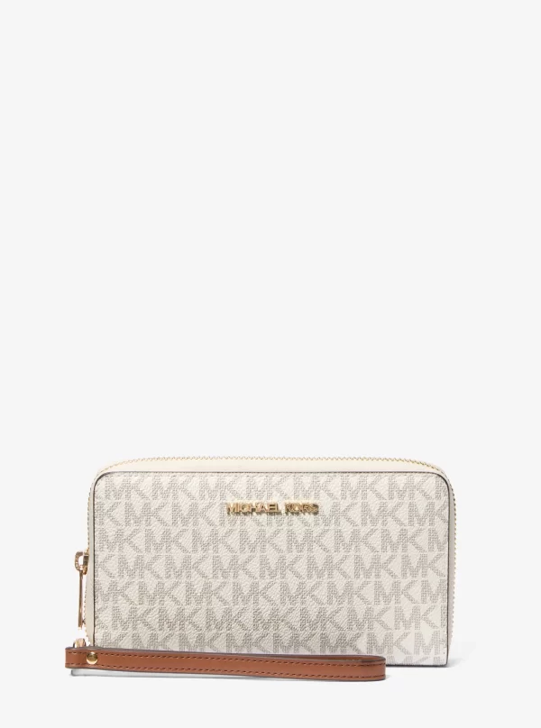 Michael Kors Jet Set Signature Logo Smartphone Wristlet - Preorder