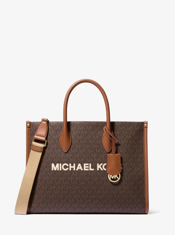 Michael Kors Mirella Medium Signature Logo Tote Bag - Preorder