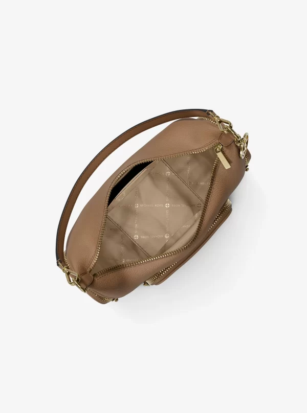 Michael Kors Merritt Small Pebbled Leather Crossbody Bag Camel - Preorder