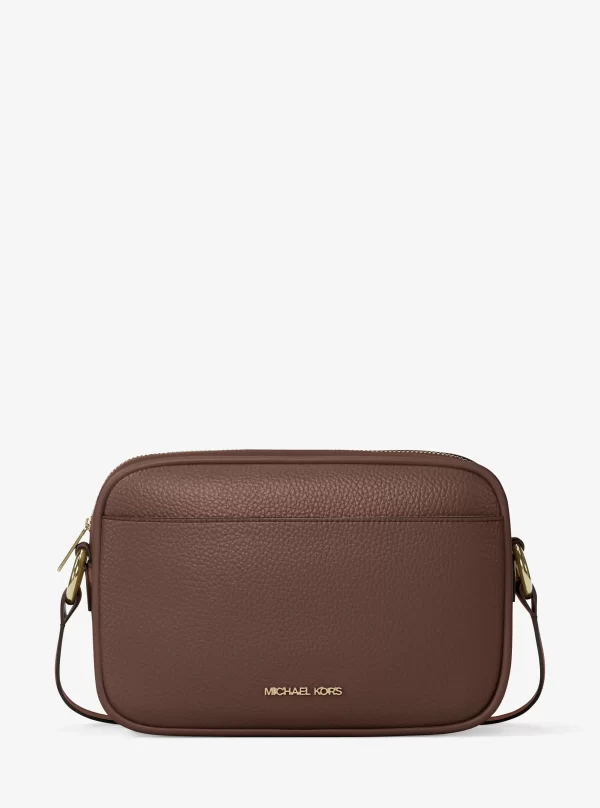 Michael Kors Jet Set Large Pebbled Leather Camera Crossbody Bag - Preorder
