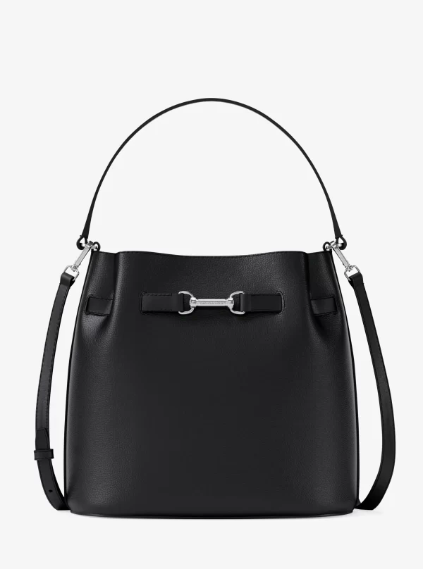 Michael Kors Carson Medium Pebbled Leather Convertible Bucket Crossbody Bag - Preorder