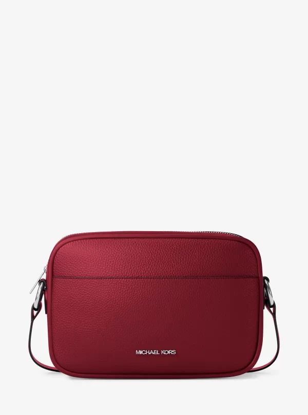 Michael Kors Jet Set Large Pebbled Leather Camera Crossbody Bag - Preorder