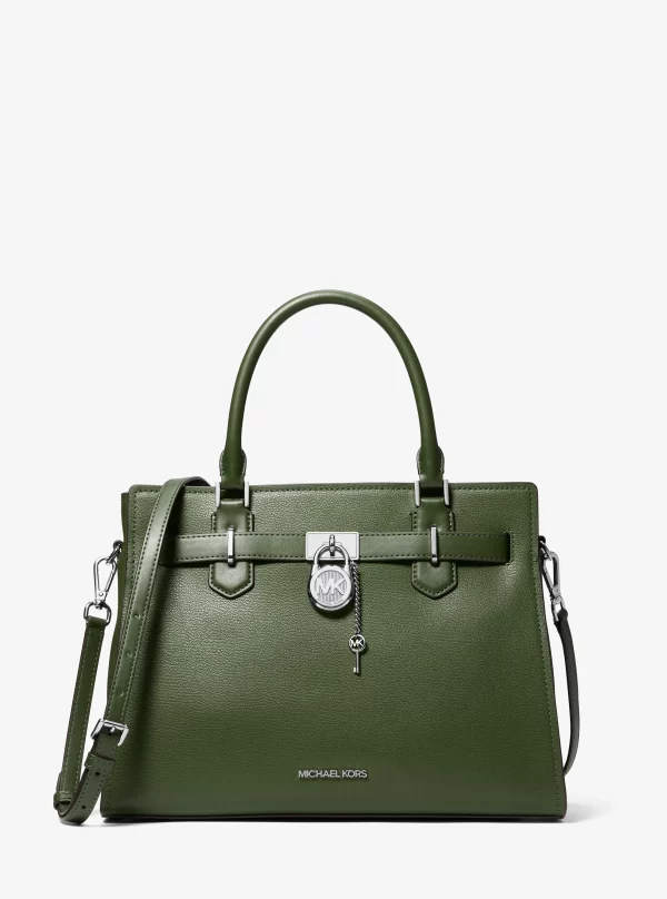 Michael Kors Landon Medium Leather Satchel - Preorder