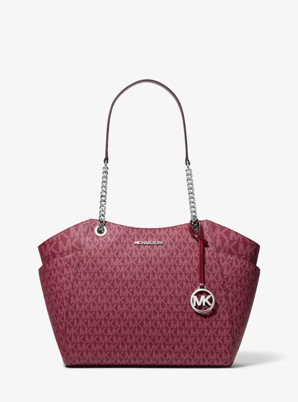 Michael Kors Jet Set Large Signature Logo Shoulder Bag - Preorder