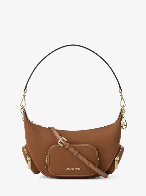 Michael Kors Merritt Medium Suede Convertible Shoulder Bag - Preorder