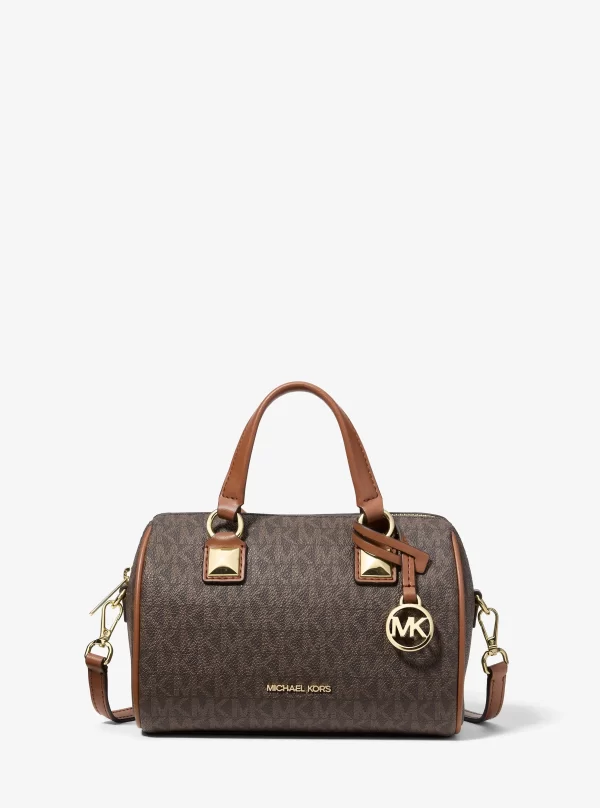 Michael Kors Grayson Small Signature Logo Duffel Crossbody Bag - Preorder