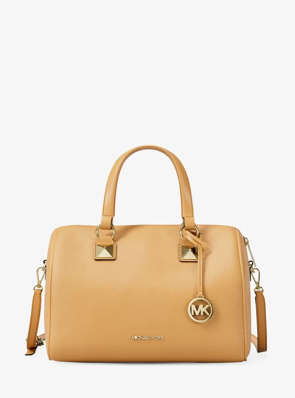 Michael Kors Grayson Medium Pebbled Leather Duffel Bag - Preorder