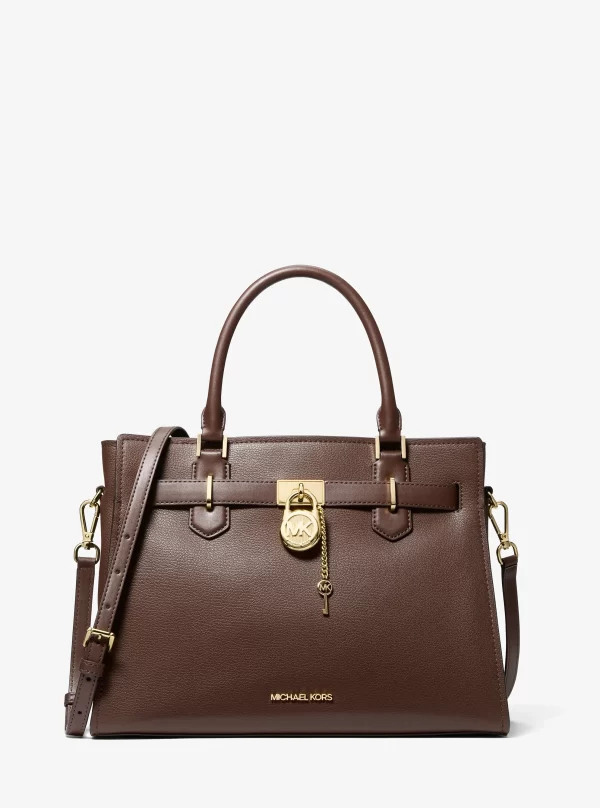 Michael Kors Landon Medium Leather Satchel - Preorder