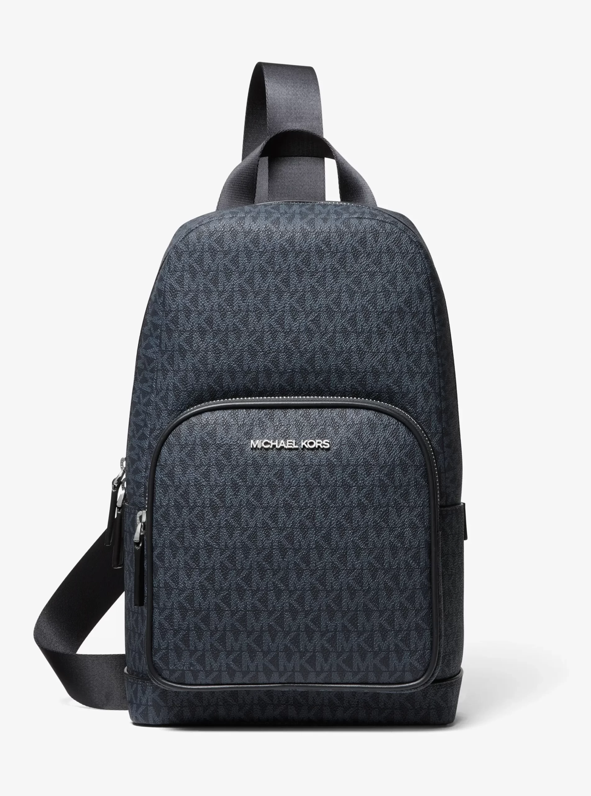 Michael Kors Cooper Logo Sling Pack Black - Preorder - Image 2