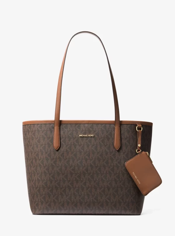 Michael Kors Jet Set Large Signature Logo Tote Bag - Preorder