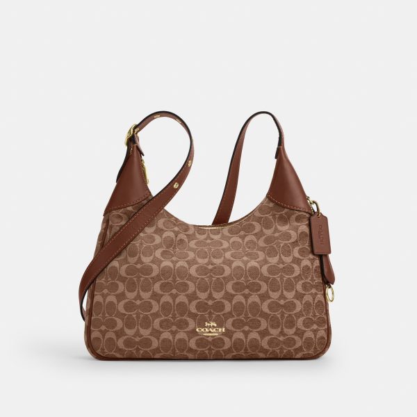 Coach Ella Shoulder Bag In Signature Chenille - Preorder