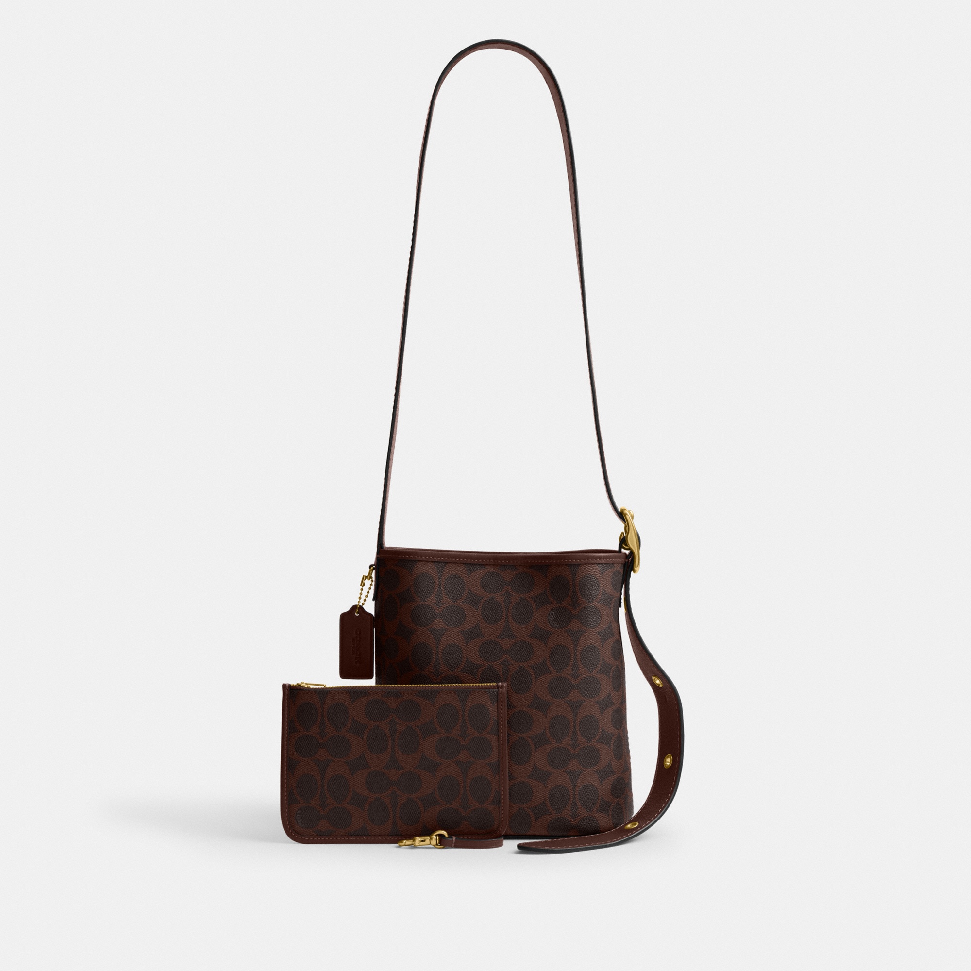 Coach Bleecker Bucket Bag 21 In Signature Canvas - Preorder - Image 2