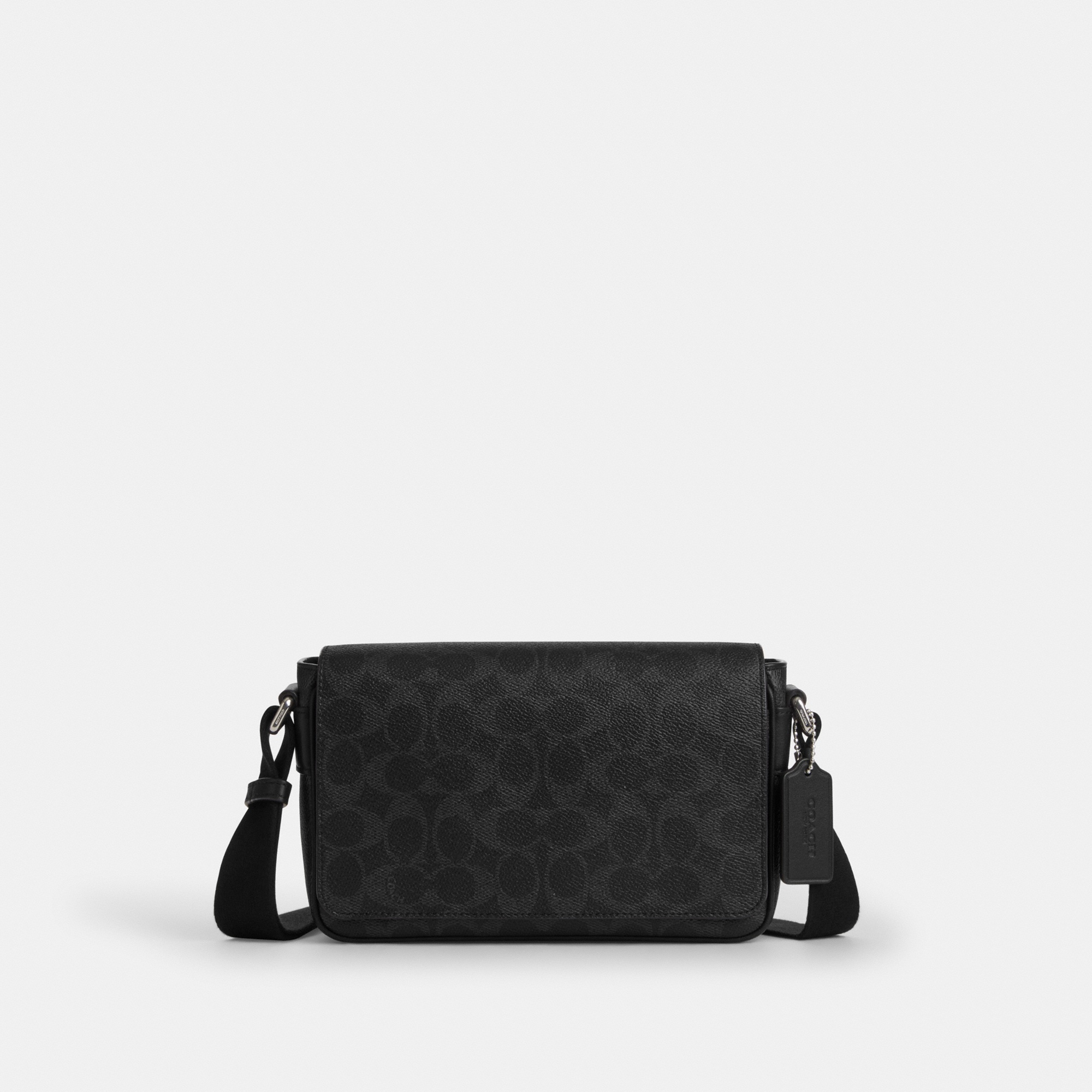 Coach Jack Small Flap Crossbody Bag In Signature Canvas - Preorder