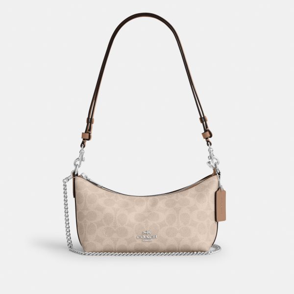 Coach Caitlin Shoulder Bag In Signature Canvas - Preorder