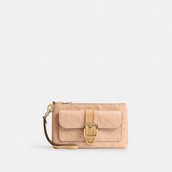 Coach Ashton Wristlet In Signature Leather - Preorder