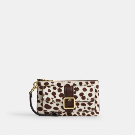 Coach Ashton Wristlet In Haircalf - Preorder