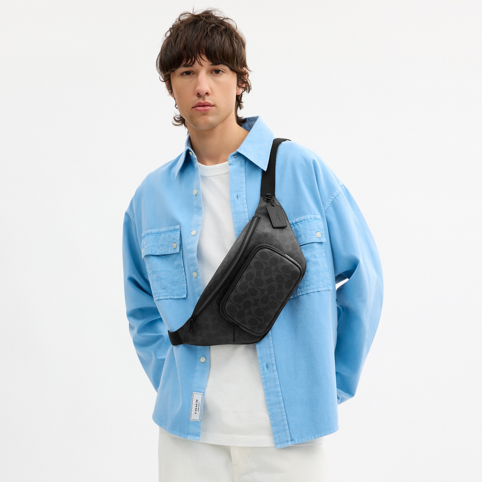 Coach Travis Belt Bag 35 In Signature Canvas - Preorder - Image 2