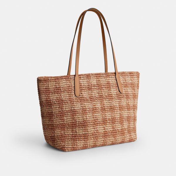 Coach City Tote Bag With Gingham Print - Preorder