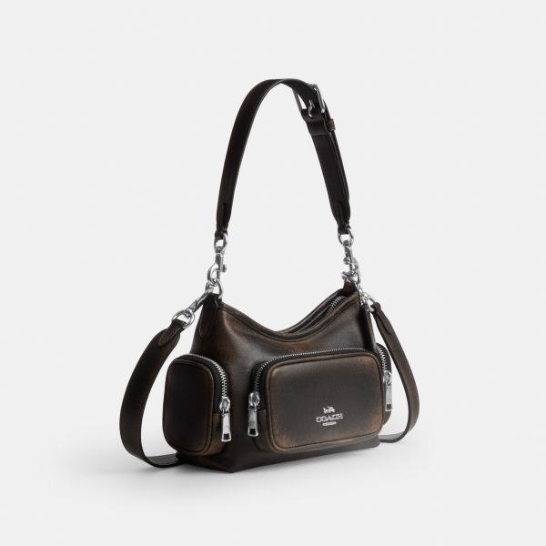 Coach Laurel Shoulder Bag 22 With Pockets In Loved Leather - Preorder