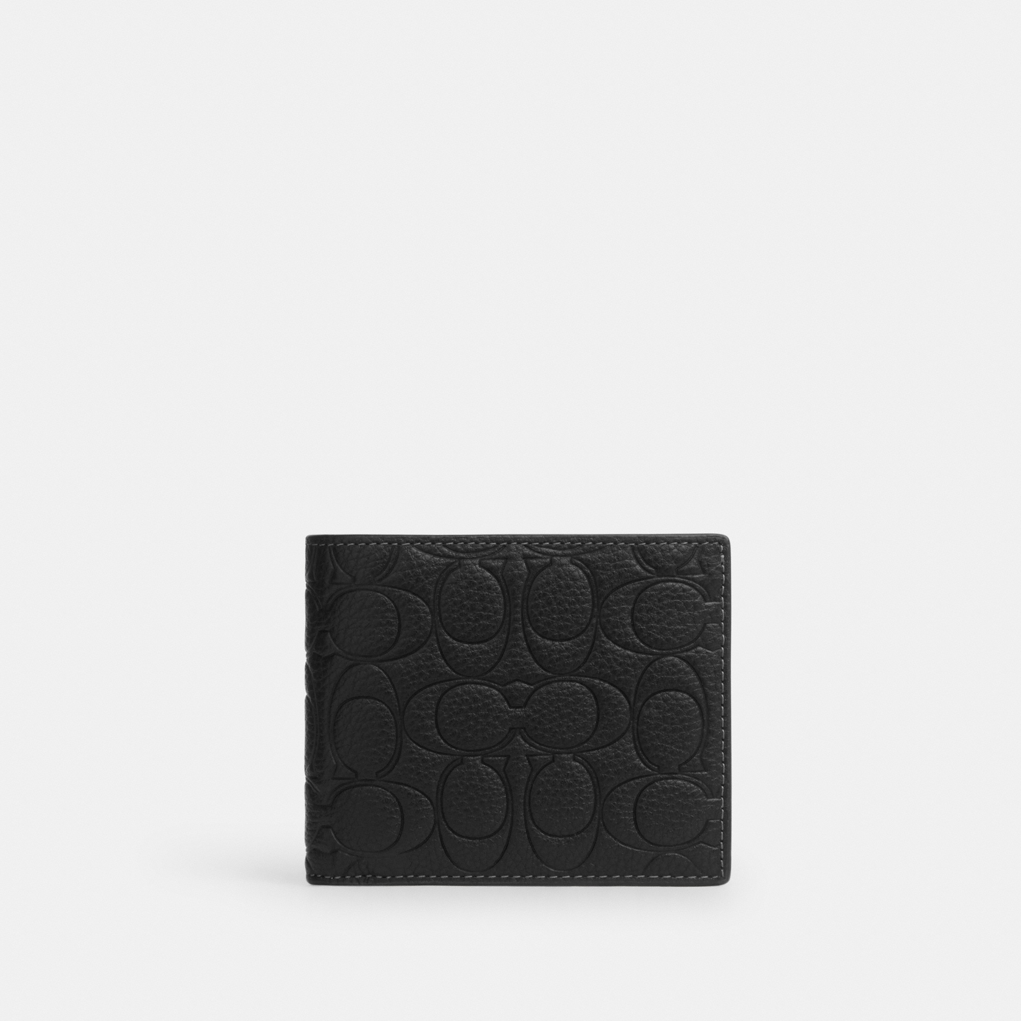 Coach 3-In-1 Wallet In Signature Leather Black - Preorder