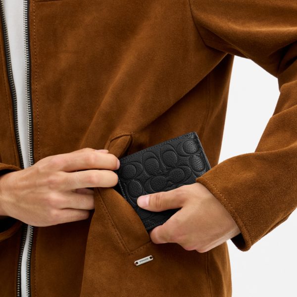 Coach 3-In-1 Wallet In Signature Leather Black - Preorder
