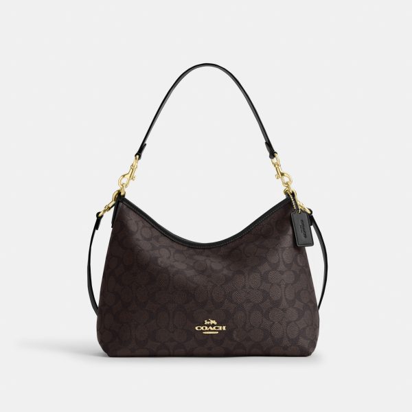 Coach Laurel Shoulder Bag In Signature Canvas - Preorder