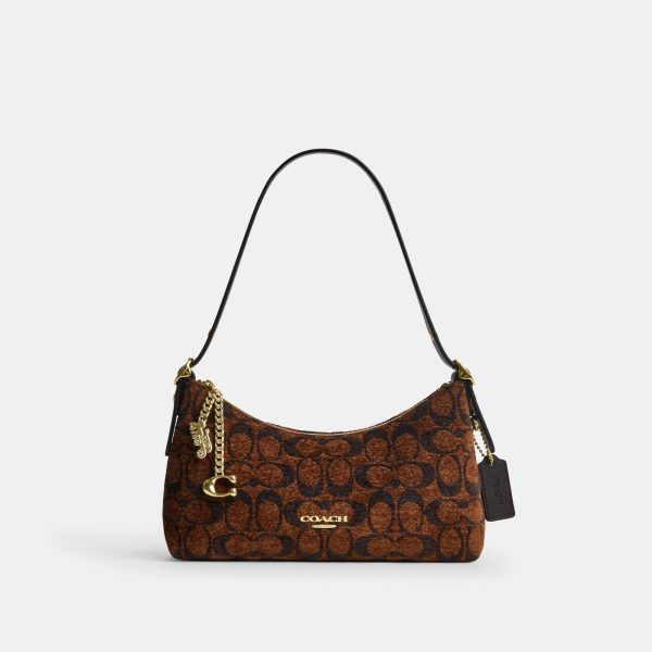 Coach Emeilia Shoulder Bag In Signature Chenille - Preorder