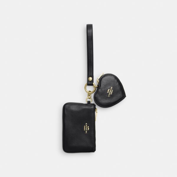 Coach Wristlet And Heart Pouch - Preorder