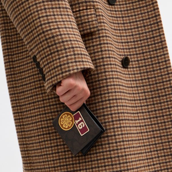 Coach 3-In-1 Wallet In Signature Canvas With Patches - Preorder