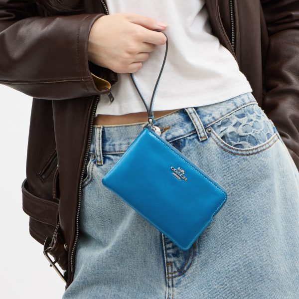 Coach Corner Zip Wristlet - Preorder