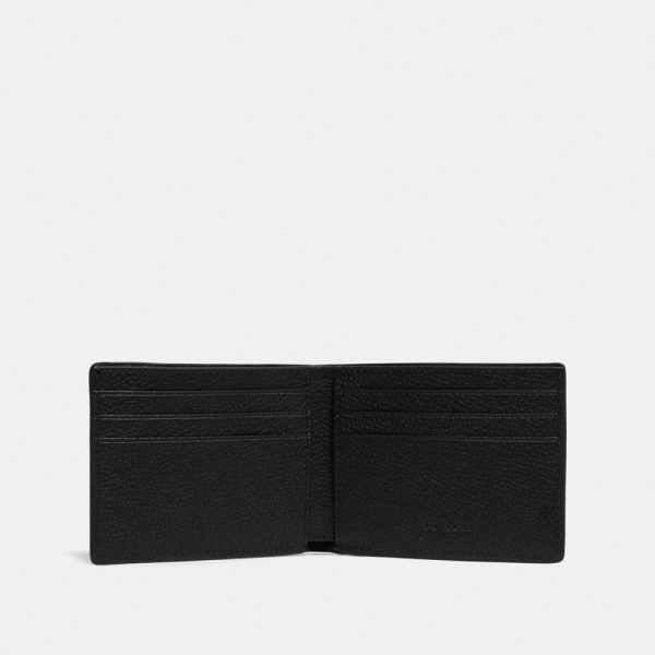 Coach Slim Billfold Wallet In Signature Leather - Preorder