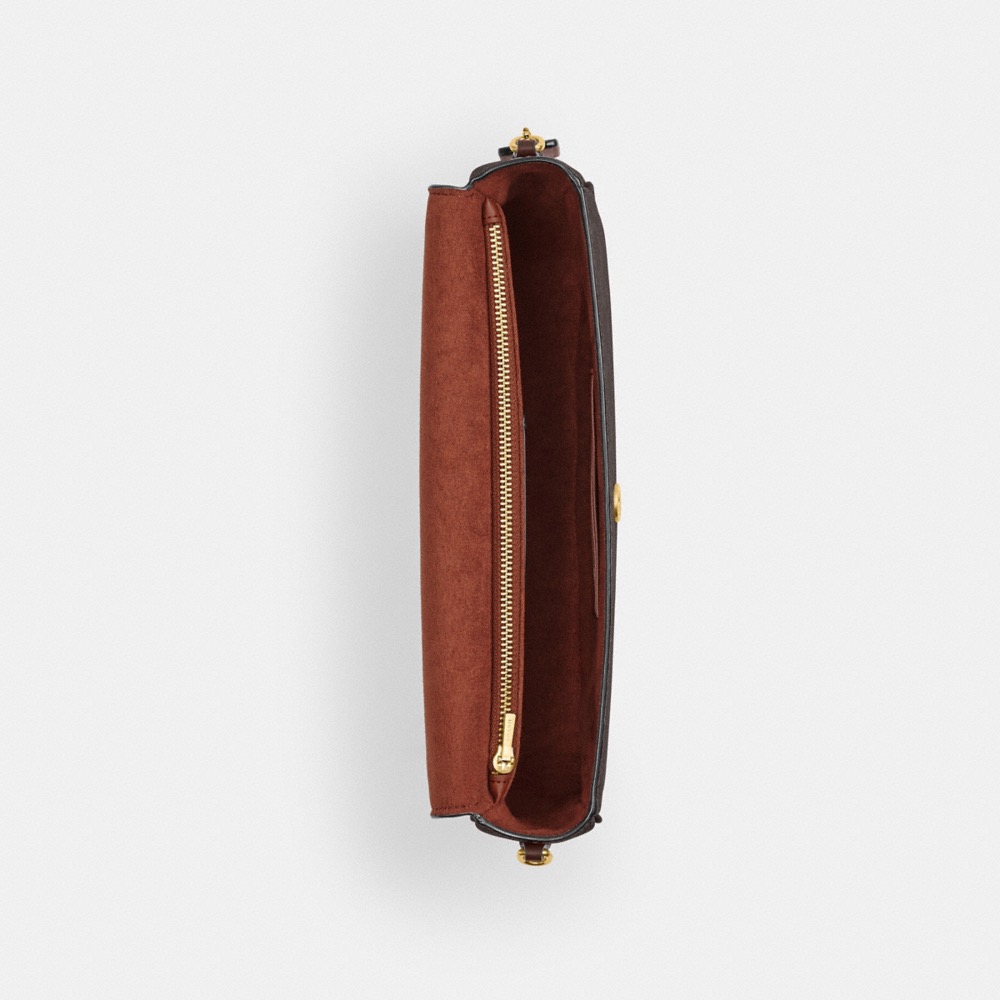 Coach Brook Flap Chain Bag In Signature Canvas - Preorder
