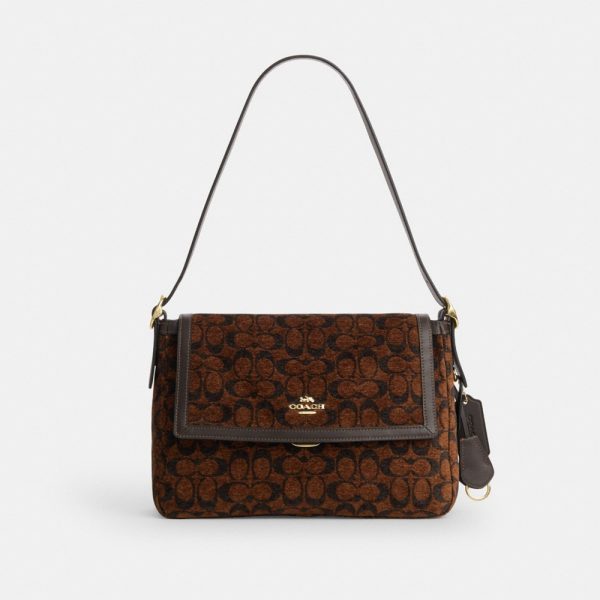 Coach Outlet Etta Flap Bag In Signature Chenille - Preorder